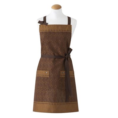 Le Jacquard Francais Barista Apron Brown 31 x 38 Inch, MPN: 30427