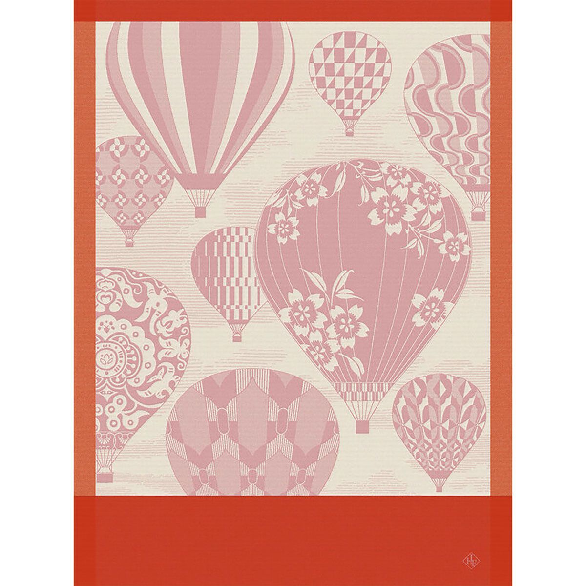 Le Jacquard Francais Cappadoce Tea Towel Pink 24 x 31 Inch Set of 4, MPN: 30418