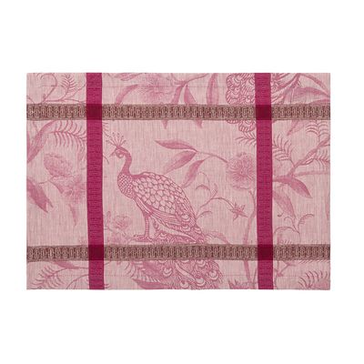 Le Jacquard Francais A Lorangerie Placemat Pink 20 x 14 Inch Set of 4, MPN: 30559