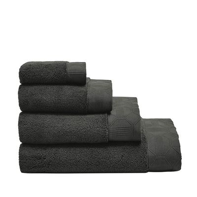 Le Jacquard Francais Palacio Bath Sheet Dark Grey 35 x 59 Inch, MPN: 30018