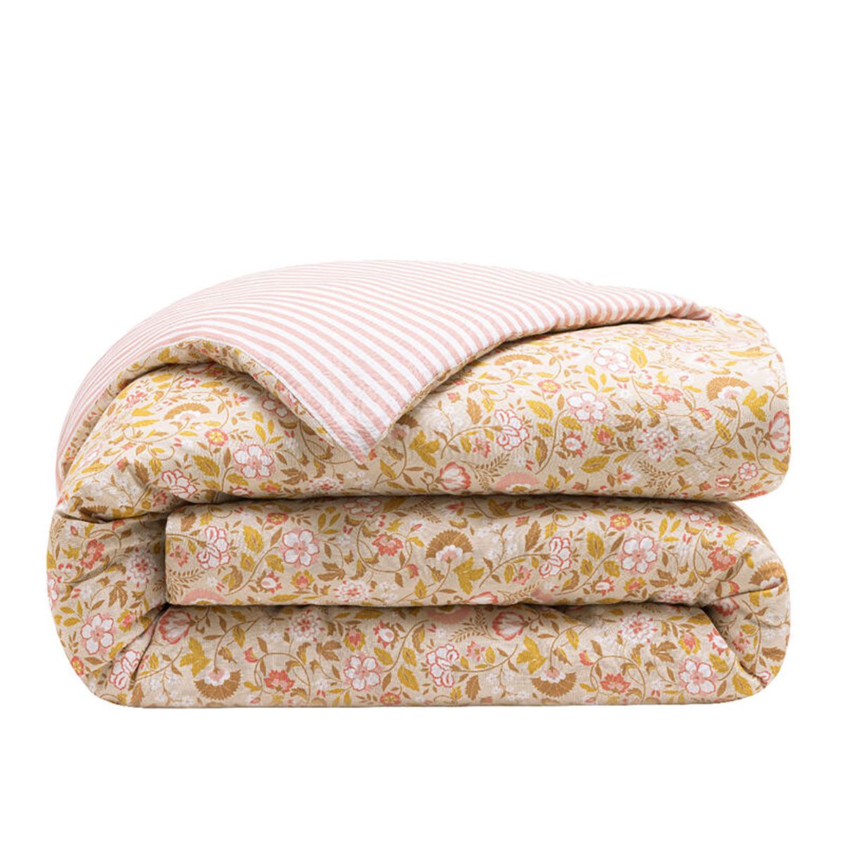 Le Jacquard Francais Boheme Duvet Cover Beige 79 x 79 Inch, MPN: 29951
