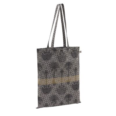 Le Jacquard Francais Palmeraie Beach Bag Black 14 x 19 Inch, MPN: 30572