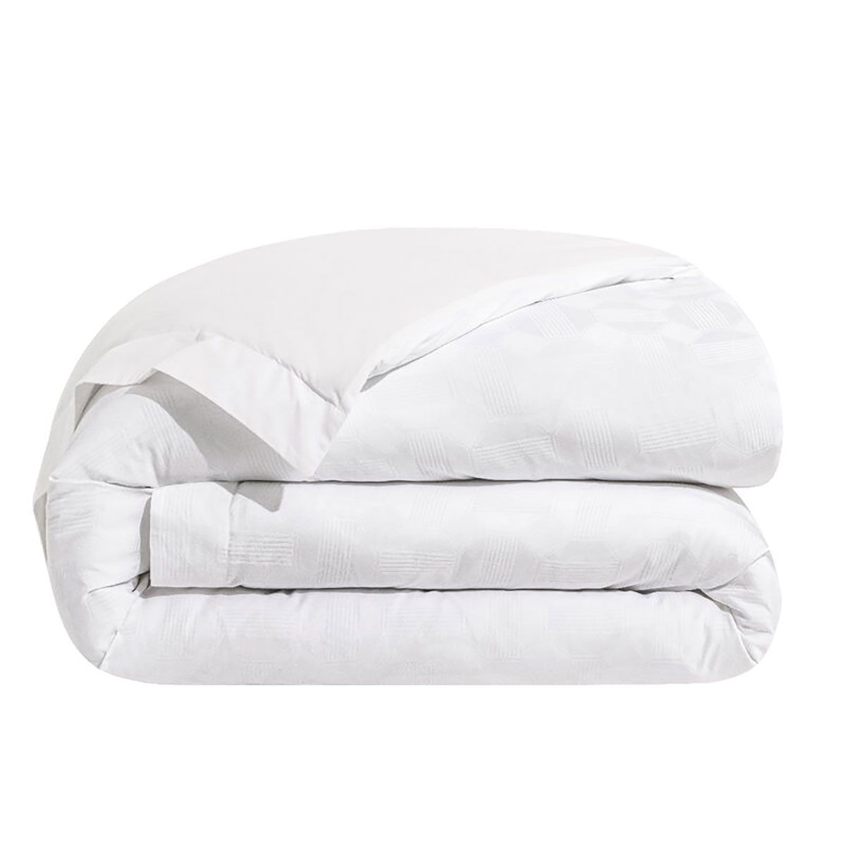 Le Jacquard Francais Palacio Duvet Cover White 79 x 79 Inch, MPN: 29726