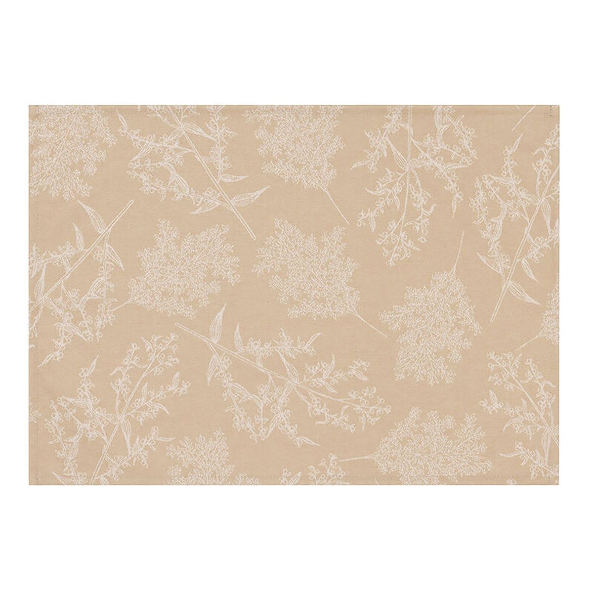 Le Jacquard Francais Champetre Coated Placemat Light Beige 20 x 14 Inch Set of 4, MPN: 30575