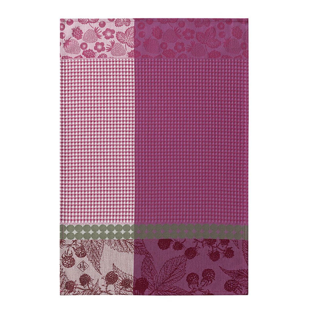 Le Jacquard Francais Cueillette Dete Hand Towel Pink 21 x 15 Inch Set of 4, MPN: 30433