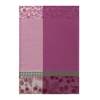 Le Jacquard Francais Cueillette Dete Hand Towel Pink 21 x 15 Inch Set of 4, MPN: 30433