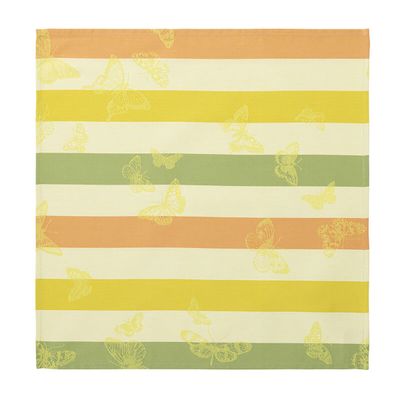 Le Jacquard Francais Bal Des Papillons Napkin Yellow 20 x 20 Inch Set of 4, MPN: 30479