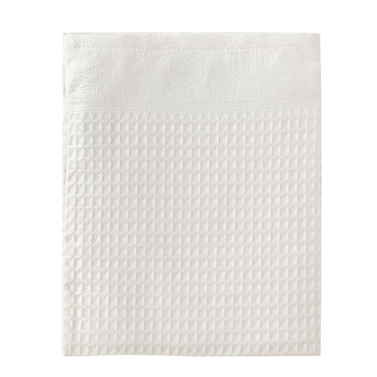 Le Jacquard Francais Pois De Senteur Wash Mitt White 6 x 7 Inch Set of 4, MPN: 30778