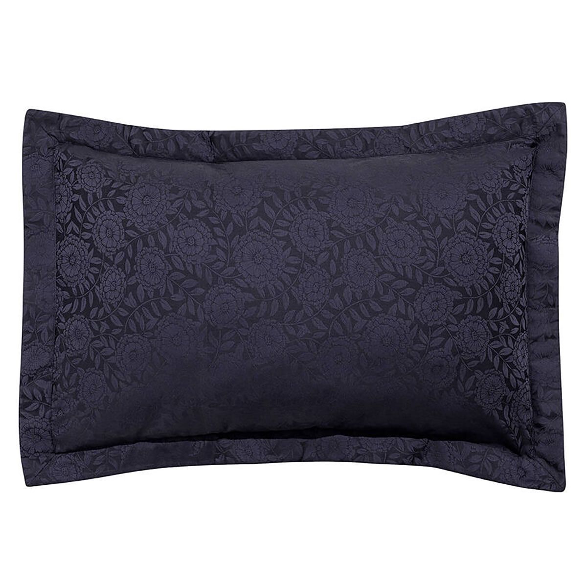 Le Jacquard Francais Flora Pillowcase Dark Blue 20 x 30 Inch, MPN: 21539