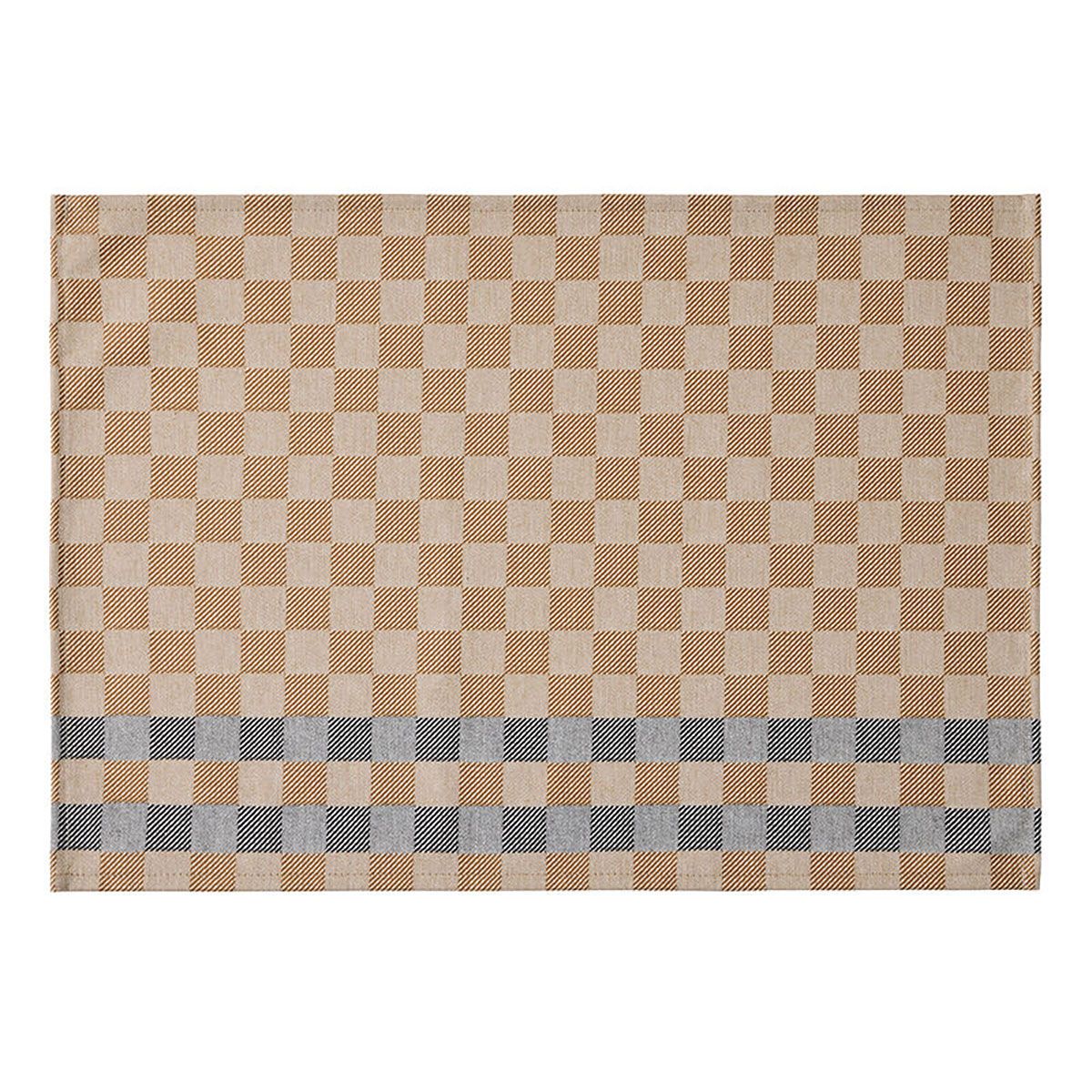 Le Jacquard Francais Champetre Coated Placemat Brown 20 x 14 Inch Set of 4, MPN: 30574
