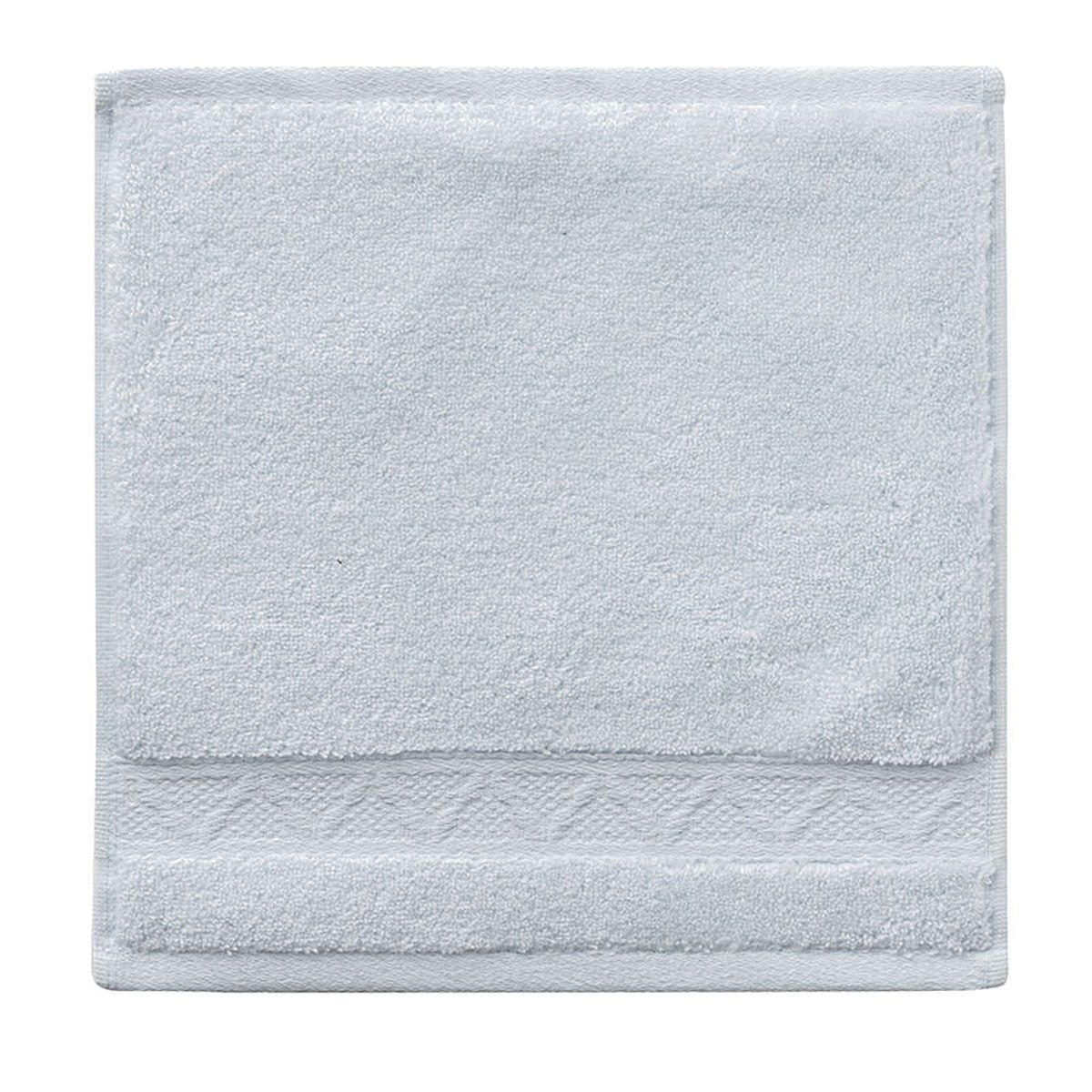 Le Jacquard Francais Caresse Washcloth Blue 12 x 12 Inch Set of 4, MPN: 30753