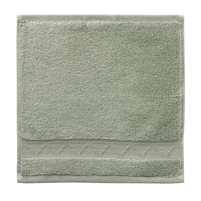 Le Jacquard Francais Caresse Washcloth Green 12 x 12 Inch Set of 4, MPN: 30754