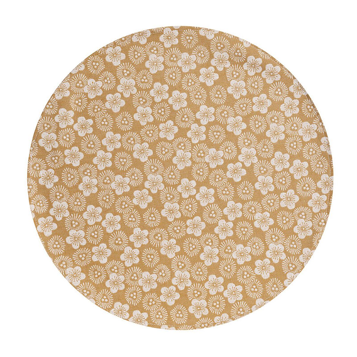 Le Jacquard Francais Wagara Coated Placemat Beige � 15 Inch Set of 4, MPN: 30296