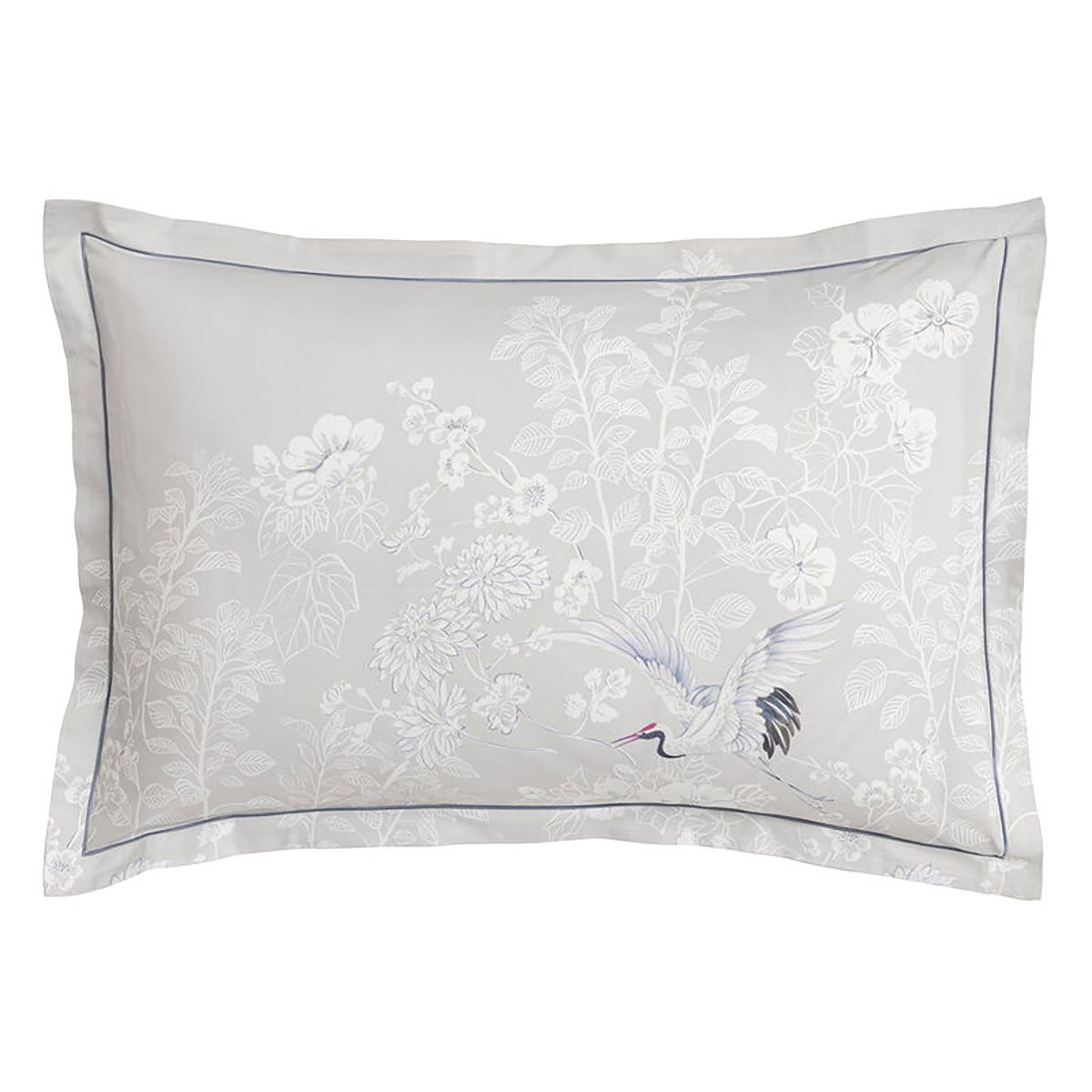 Le Jacquard Francais Envol Pillowcase Grey 20 x 30 Inch, MPN: 30664