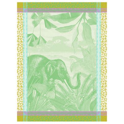 Le Jacquard Francais Sinharaja Tea Towel Green 24 x 31 Inch Set of 4, MPN: 30537