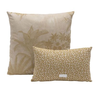 Le Jacquard Francais Sinharaja Cushion Cover Yellow 23 x 23 Inch, MPN: 30605