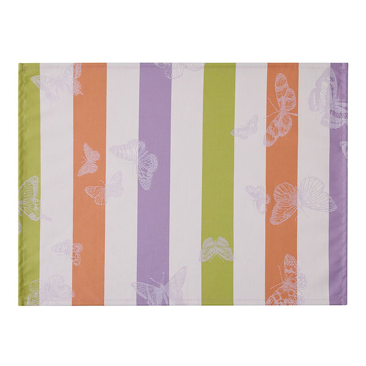 Le Jacquard Francais Bal Des Papillons Coated Placemat Purple 20 x 14 Inch Set of 4, MPN: 30481