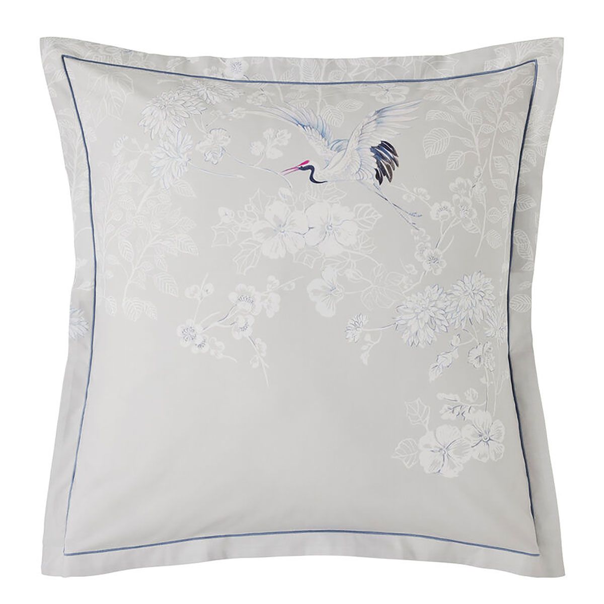 Le Jacquard Francais Envol Pillowcase Grey 31 x 31 Inch, MPN: 30667