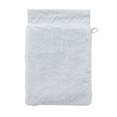 Le Jacquard Francais Caresse Wash Mitt Blue 6 x 7 Inch Set of 4, MPN: 30747