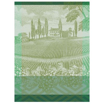 Le Jacquard Francais Vignoble Tea Towel Green 24 x 31 Inch Set of 4, MPN: 30440
