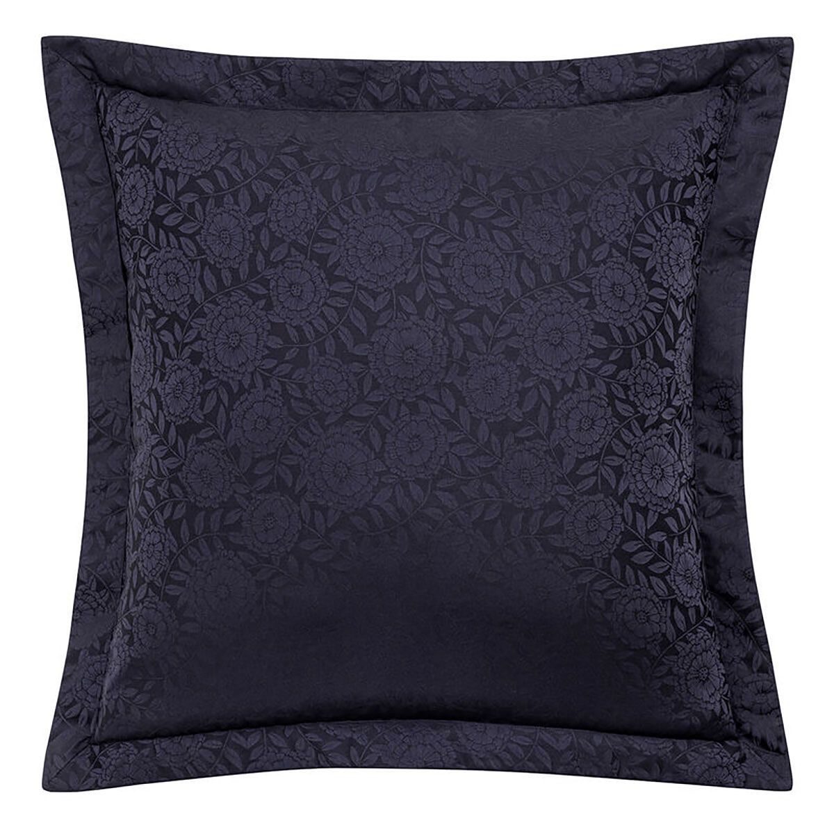 Le Jacquard Francais Flora Pillowcase Dark Blue 26 x 26 Inch, MPN: 21541