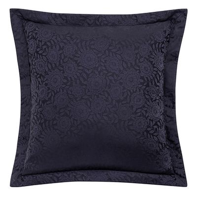 Le Jacquard Francais Flora Pillowcase Dark Blue 26 x 26 Inch, MPN: 21541