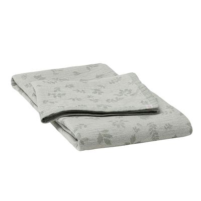 Le Jacquard Francais Feuillage Throws Green 71 x 71 Inch, MPN: 30801