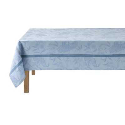 Le Jacquard Francais A Lorangerie Tablecloth Blue 69 x 149 Inch, MPN: 30549