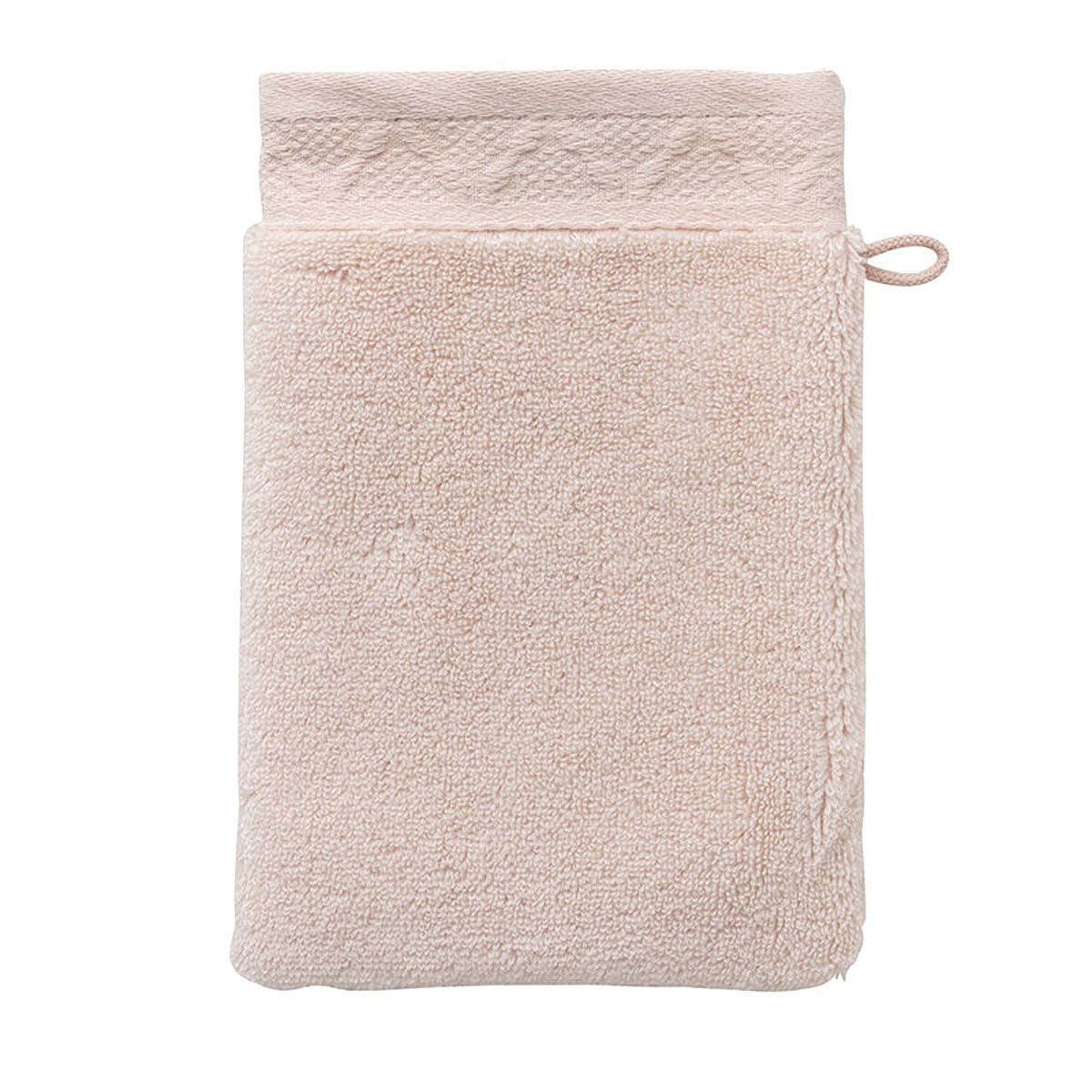 Le Jacquard Francais Caresse Wash Mitt Pink 6 x 7 Inch Set of 4, MPN: 30749