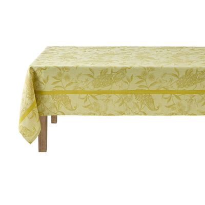 Le Jacquard Francais A Lorangerie Tablecloth Yellow 69 x 149 Inch, MPN: 30551