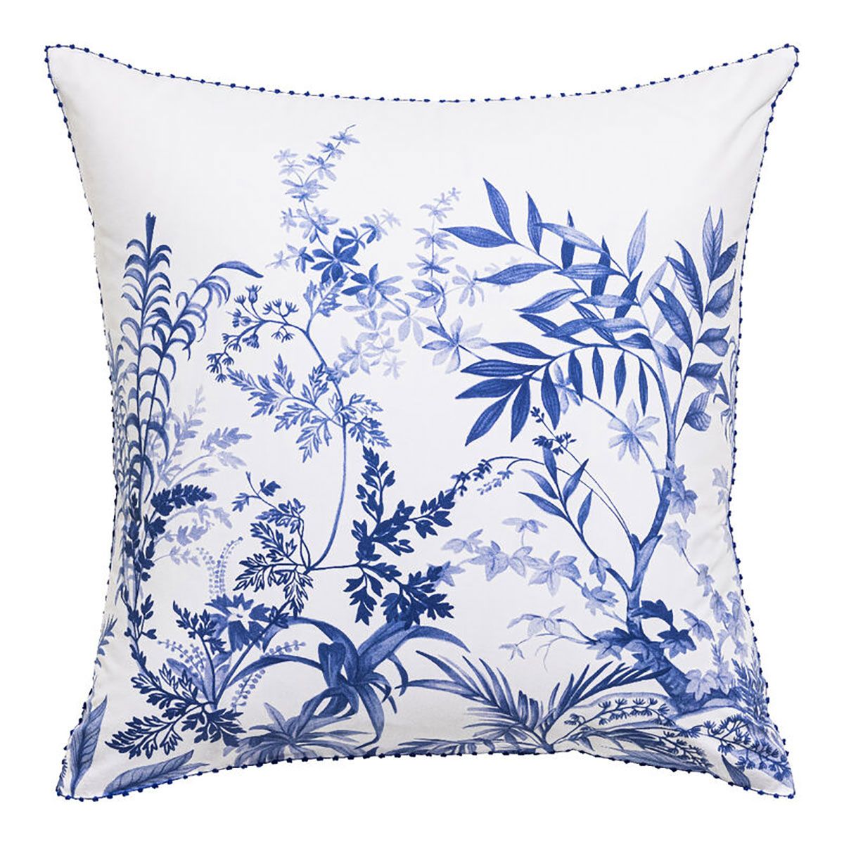 Le Jacquard Francais Jardin Deden Pillowcase Blue 31 x 31 Inch, MPN: 29639