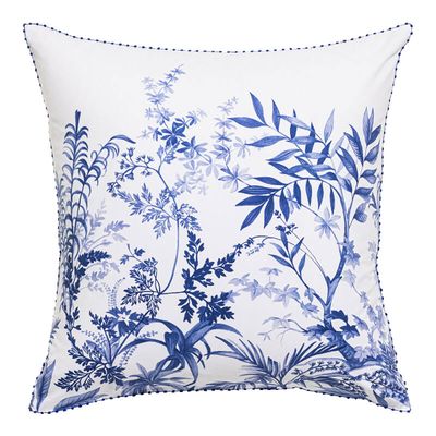 Le Jacquard Francais Jardin Deden Pillowcase Blue 31 x 31 Inch, MPN: 29639