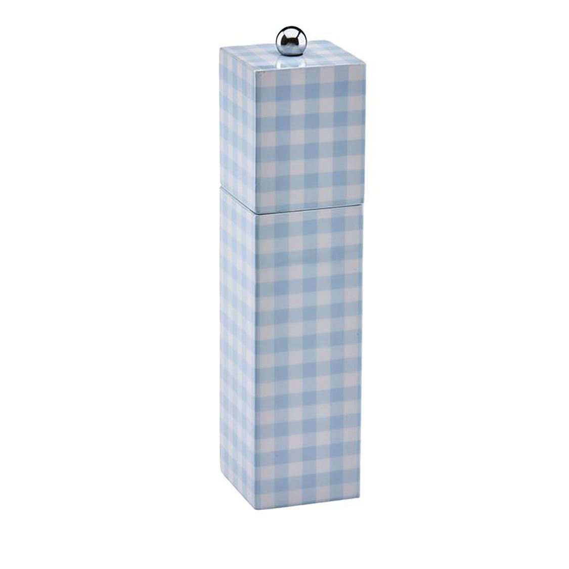 Addison Ross London Lacquer 22cm Gingham Grinder Blue, MPN: GN1004