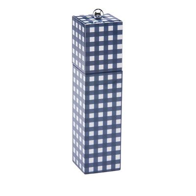 Addison Ross London Lacquer 22cm Gingham Grinder Navy, MPN: GN1054