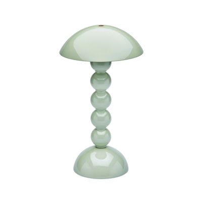 Addison Ross London Lacquer 30cm Bobbin LED Lamp Sage, MPN: LT1008