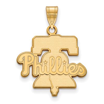 MLB Philadelphia Phillies Large Pendant 10k Yellow Gold 1Y003PHI