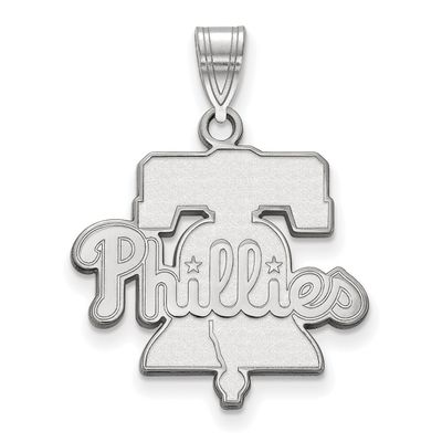 Philadelphia Phillies Large Pendant 14k White Gold 4W003PHI