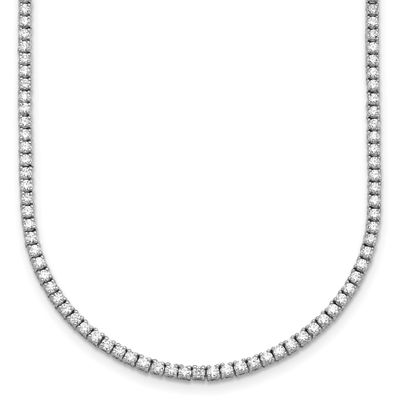 24in Lab Grown VS/SI FGH Round Diamond Straight Necklace 14k White Gold, PM10320-WLG-24,