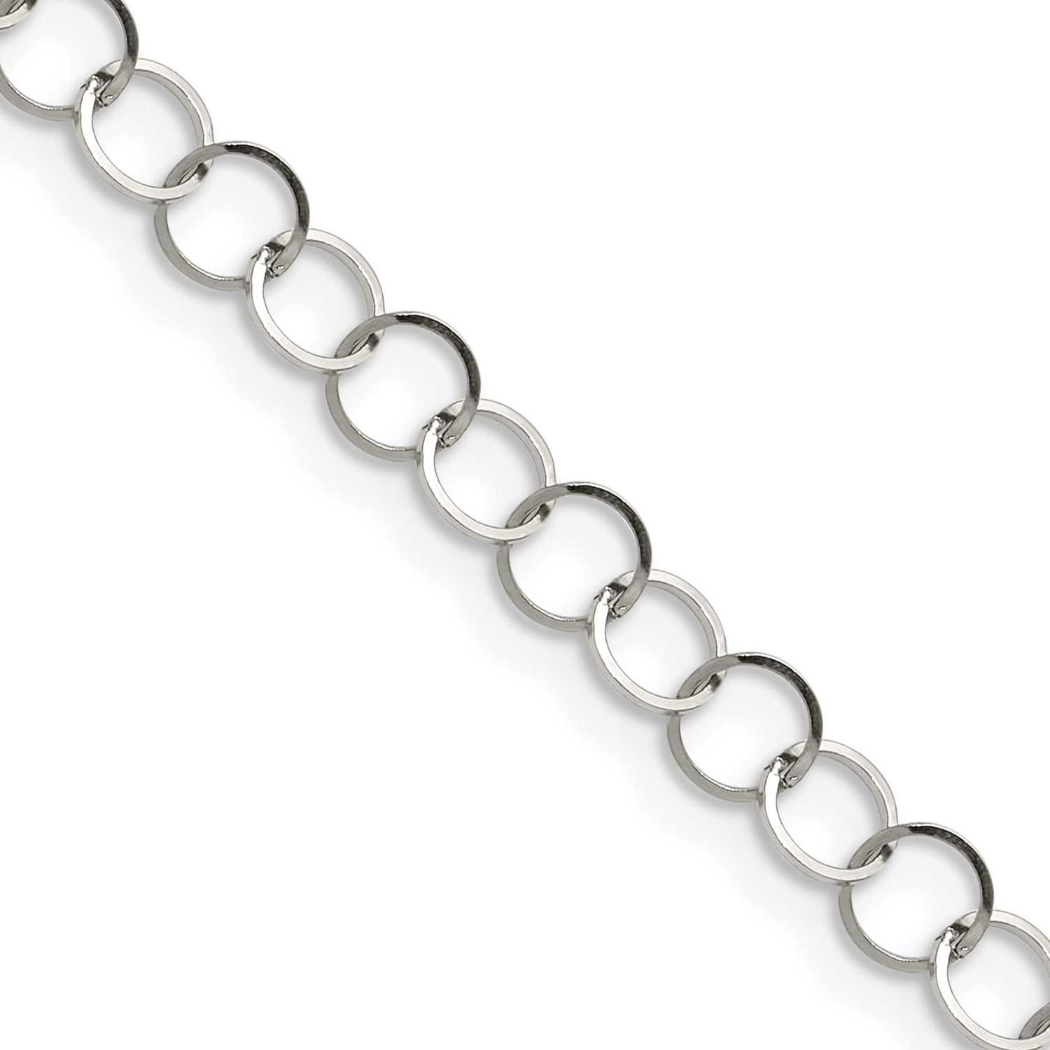 22 inch Fancy Link Chain Stainless Steel Polished, SRN1566-22, 191101018121