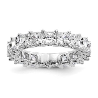 Princess Lab Grown Diamond VS/SI FGH Eternity Band 14k White Gold, RM10429-500-4WLG,