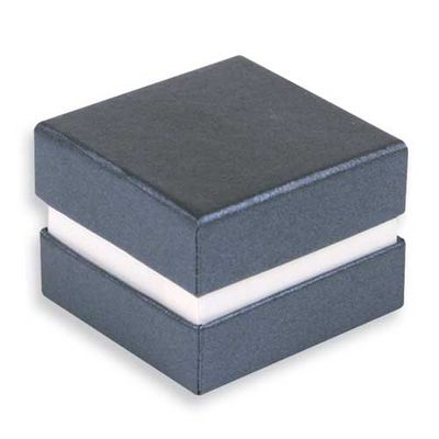 Stardust Collection Pack of 25 Slate 2 inch x 2 inch x 1.3125 inch Ring Box , CL1R-SL,