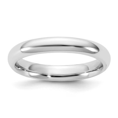 3.5mm Comfort Fit Band 14k White Gold, WCF035-4.5,