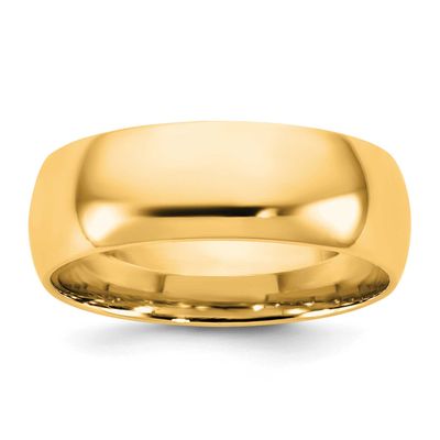 6.5mm Standard Comfort Fit Band 10k Gold, 1CF065-7,