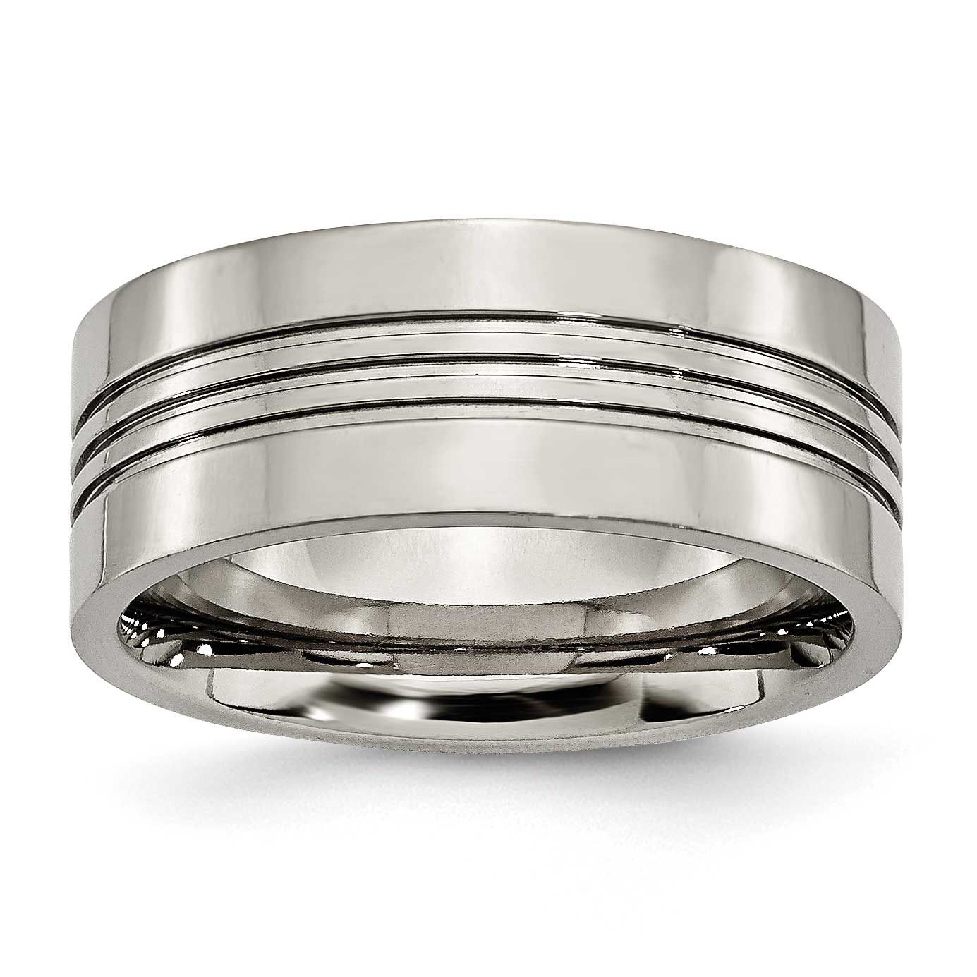 9mm Grooved Band Titanium Polished, TB120-11.5, 883957765600