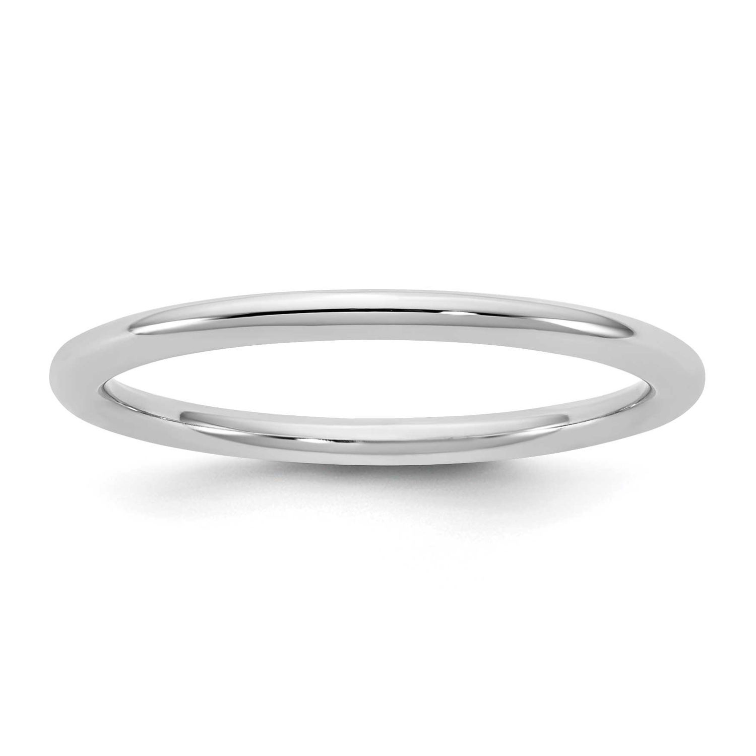 1.5mm Comfort Fit Band 10k White Gold, 1WCF015-14,