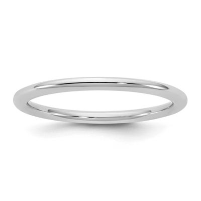 1.5mm Comfort Fit Band 10k White Gold, 1WCF015-14,