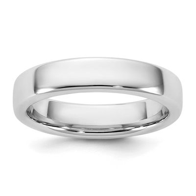 4.5mm European Comfort Fit Band 14k White Gold, WECF045-6,