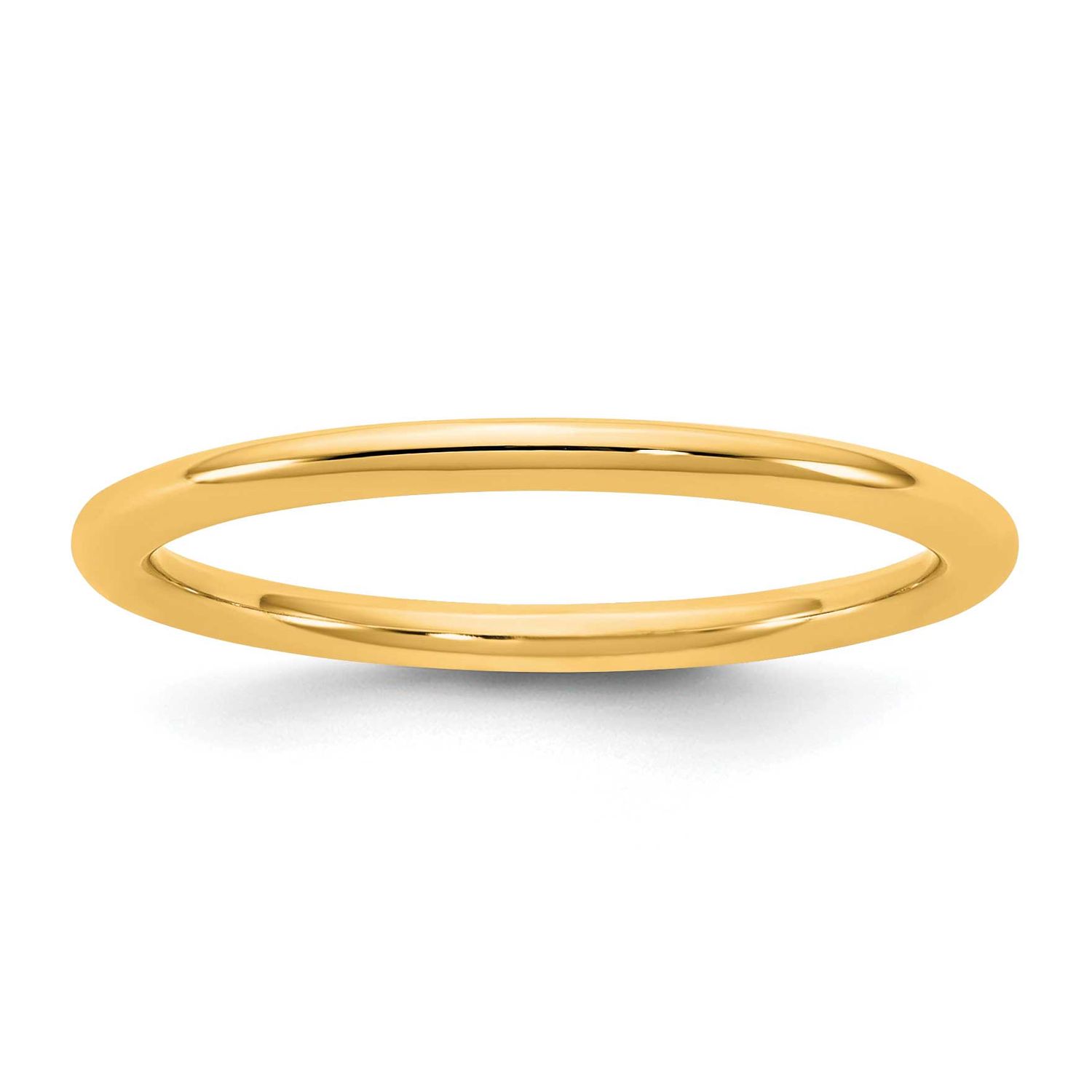 1.5mm Standard Comfort Fit Band 10k Gold, 1CF015-11,