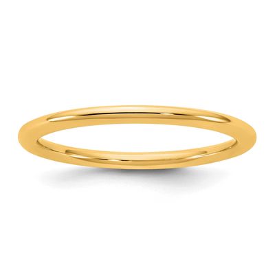 1.5mm Standard Comfort Fit Band 10k Gold, 1CF015-11,