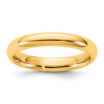 3.5mm Standard Comfort Fit Band 10k Gold, 1CF035-7.5,